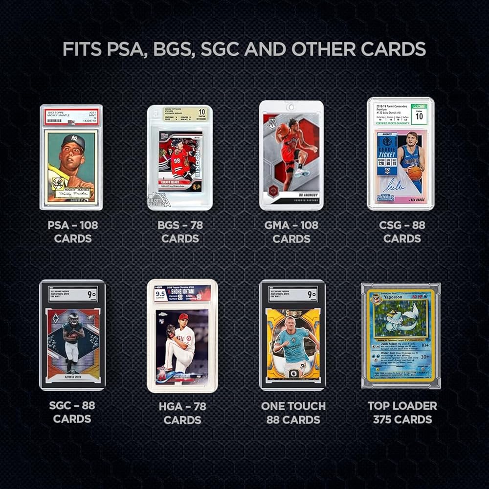 Amazon.com: Graded Card Storage Box Graded Card Case for